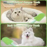2-Pack Silicone Cat Tongue Comb and Brush