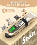 Oneisall Cordless Cat Grooming Clippers - Low Noise