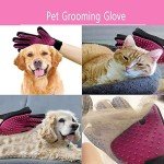 Pet Grooming Glove for Cats and Dogs