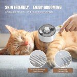 Cat Grooming Steam Brush with Self-Cleaning Feature