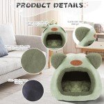 Cozy Cat Bed Tent with Washable Cushion