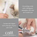 Catit Grooming Kit for Medium to Long Cats