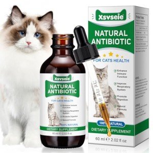 Natural Immune Support Antibiotics for Cats, 60ml