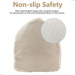 Cozy Cat Bed with Toy and Removable Pillow