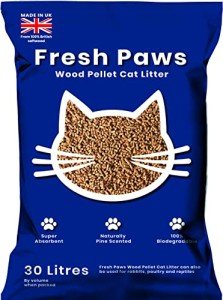 Fresh Paws Premium Wood Cat Litter - 30 L