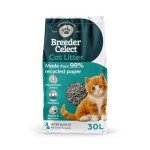 All-Natural Recycled Paper Cat Litter 30L