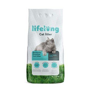 Lifelong Bentonite Cat Litter with Baby Powder Scent