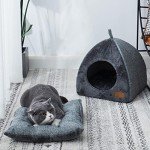 Cozy Cat Cave Bed with Washable Cushion