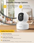 BoyKeep 2K Pet Camera with 360° WiFi & Night Vision