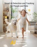 BoyKeep 2K Pet Camera with 360° WiFi & Night Vision