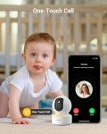 BoyKeep 2K Pet Camera with 360° WiFi & Night Vision