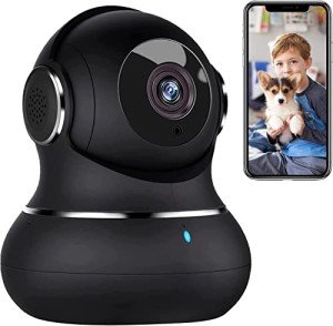 2K Indoor Pet Camera with 360° Motion Tracking