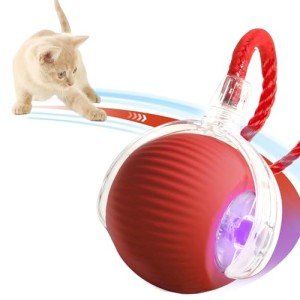 Interactive 360° Cat Ball Toy for Playtime