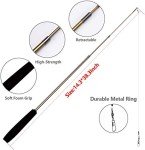 Interactive Feather Wand Toys for Indoor Cats