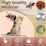 Interactive Rechargeable Flapping Bird Cat Toy