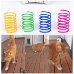 Andiker 12-Pack Colorful Cat Spring Toys