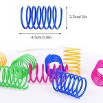 Andiker 12-Pack Colorful Cat Spring Toys