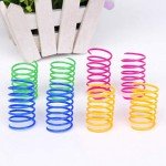 Andiker 12-Pack Colorful Cat Spring Toys