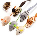 6 Pack Catnip Mice Toys for Cats & Kittens