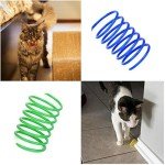 Andiker 12-Pack Colorful Cat Spring Toys