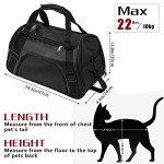 Portable Soft-Sided Cat Carrier Bag with Strap