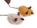 Feather Tail Mice Cat Toys - 2 Pack