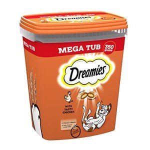 Dreamies Chicken Cat Treats Mega Tub Multipack