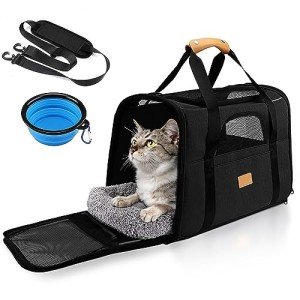 SOKANA Large Foldable Cat Travel Carrier