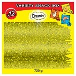 DREAMIES Variety Cat Treats Snack Box - 12 Pouches