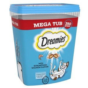 Dreamies Salmon Flavored Cat Treats - Twin Pack