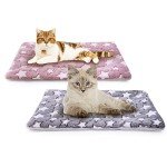 Cozy Fleece Cat Bed Mat - 2 Pack
