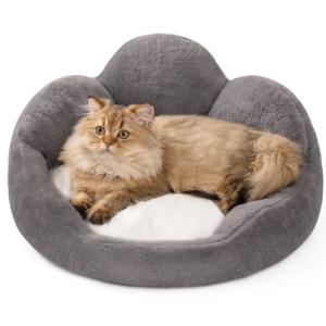 Large Washable Cat Bed with Removable Cushion