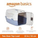Amazon Basics Hard-Sided Cat Carrier - Blue