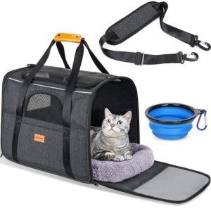 Airline Approved Cat Carrier with Adjustable Strap