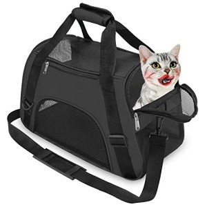 Airline Approved Soft-Sided Cat Carrier - Black