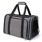 Expandable Cat Carrier with Fleece Bed - Travel Friendly