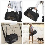 Airline Approved Soft-Sided Cat Carrier - Black