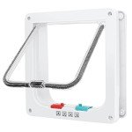 4-Way Lock Cat Door - Weatherproof & Easy Install