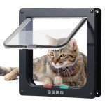 Roxanex Large Weatherproof Cat Flap with 4-Way Lock