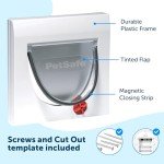 PetSafe Staywell Classic 4-Way Cat Flap – White