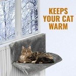 Cozy Grey Radiator Bed for Cats and Dogs