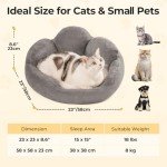 Large Washable Cat Bed with Removable Cushion