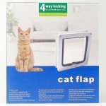 Roxanex Large Weatherproof Cat Flap with 4-Way Lock