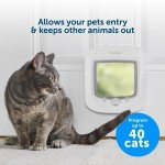 PetSafe Microchip Cat Flap with 4-Way Lock