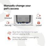 4-Way Locking Cat Flap for Large Cats