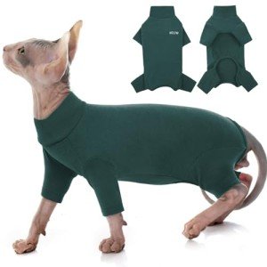 Soft Cat Pajamas and Sweaters for Sphynx