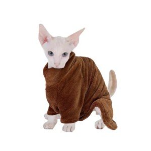 Coral Sphinx Warm Vest for Hairless Cats