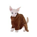 Coral Sphinx Warm Vest for Hairless Cats