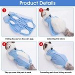Molain Cat Recovery Suit - Anti-Licking Pajama for Kittens