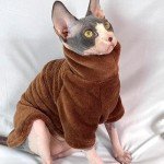 Coral Sphinx Warm Vest for Hairless Cats